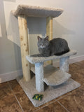 Model 39 - 3' Tall Multi-Surface Cat Tree