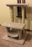Model 39 - 3' Tall Multi-Surface Cat Tree