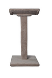 Model 24 - 35" Tall Cat Scratch Post With Lounge Bed