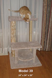 Model 39 - 3' Tall Multi-Surface Cat Tree