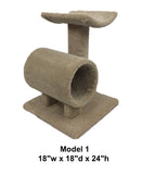 Model 1 - 24" Tall Cat Tree