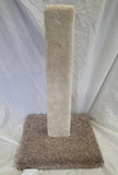 Model 27 - 24" Two-Toned Carpeted Cat Scratch Post