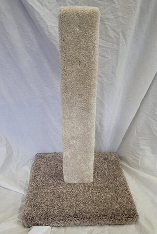 Model 27 - 24" Two-Toned Carpeted Cat Scratch Post