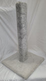 Model 27 - 24" Two-Toned Carpeted Cat Scratch Post