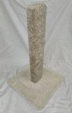 Model 27 - 24" Two-Toned Carpeted Cat Scratch Post