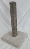 Model 27 - 24" Two-Toned Carpeted Cat Scratch Post